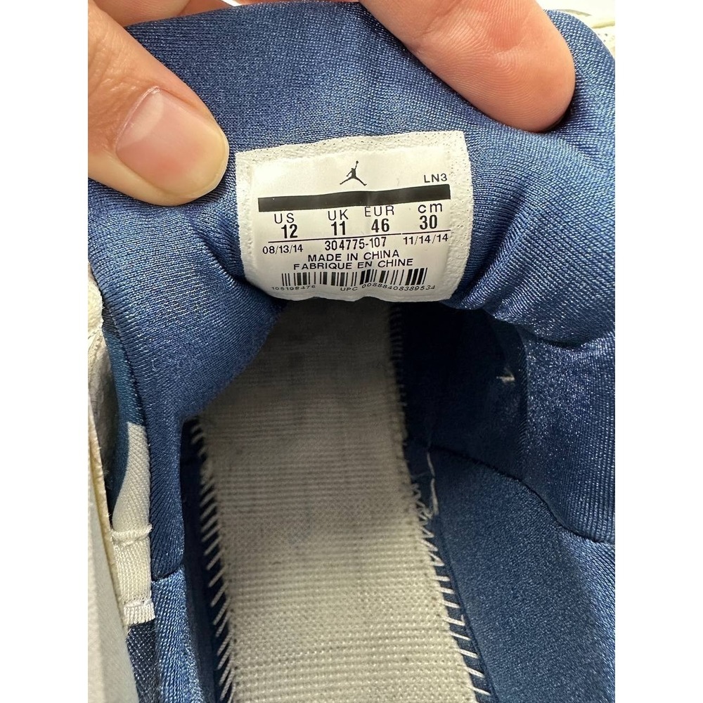 Nike Air Jordan 7 Retro 'French Blue' 2015 304775-107 Men's Size 12 - Picture 9 of 9